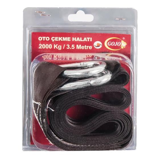 Gojo 53004 Çekme Halatı Kemer, Döküm Kancalı 3m