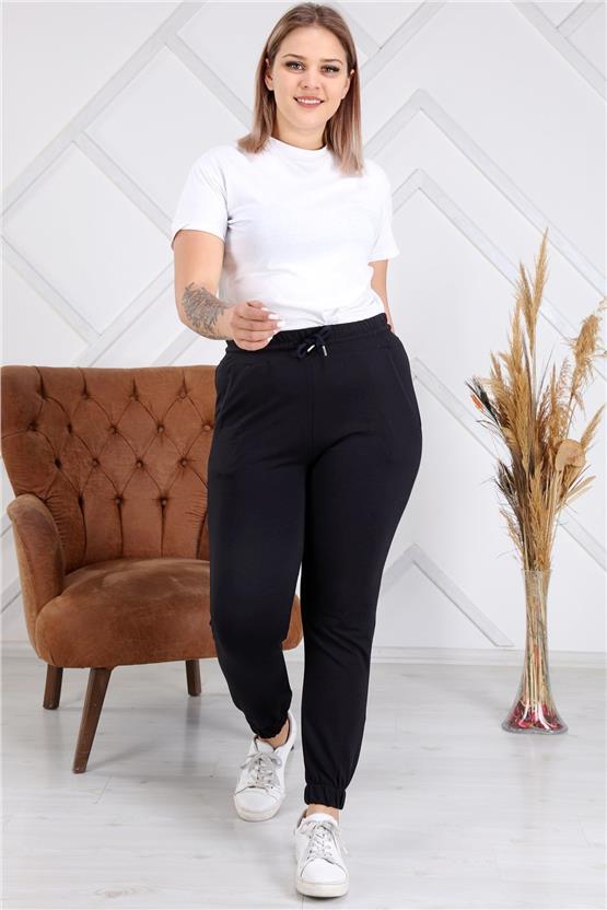 Gölbaşı 1603 Lacivert Kadın Eşofman Alt 44-50