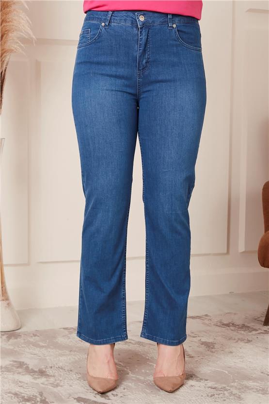 Gölbaşı 1716 Kım. Mavi 103 Kadın Kot Pantolon 44-54