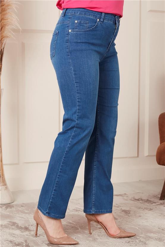 Gölbaşı 1716 Kım. Mavi 103 Kadın Kot Pantolon 44-54