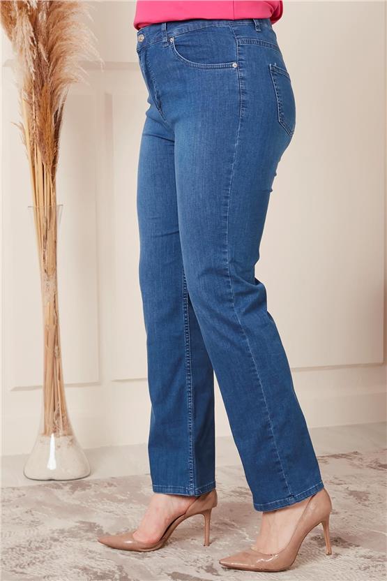 Gölbaşı 1716 Kım. Mavi 103 Kadın Kot Pantolon 44-54