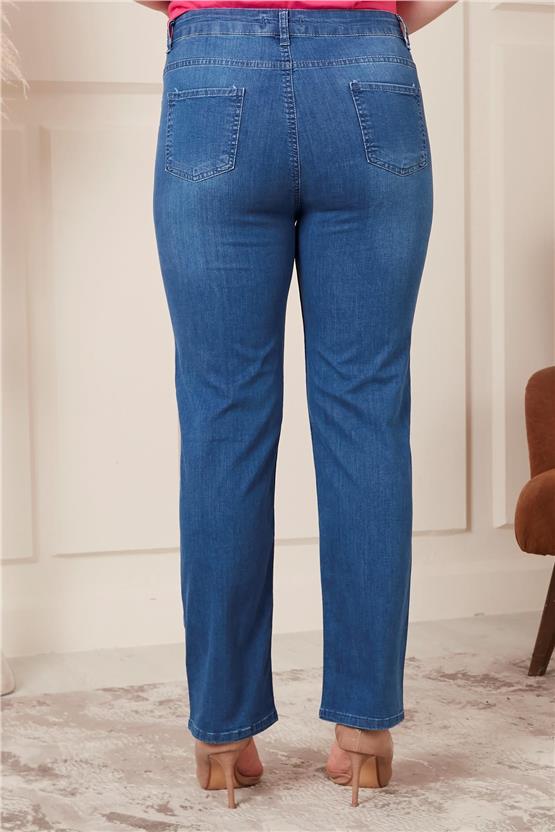 Gölbaşı 1716 Kım. Mavi 103 Kadın Kot Pantolon 44-54