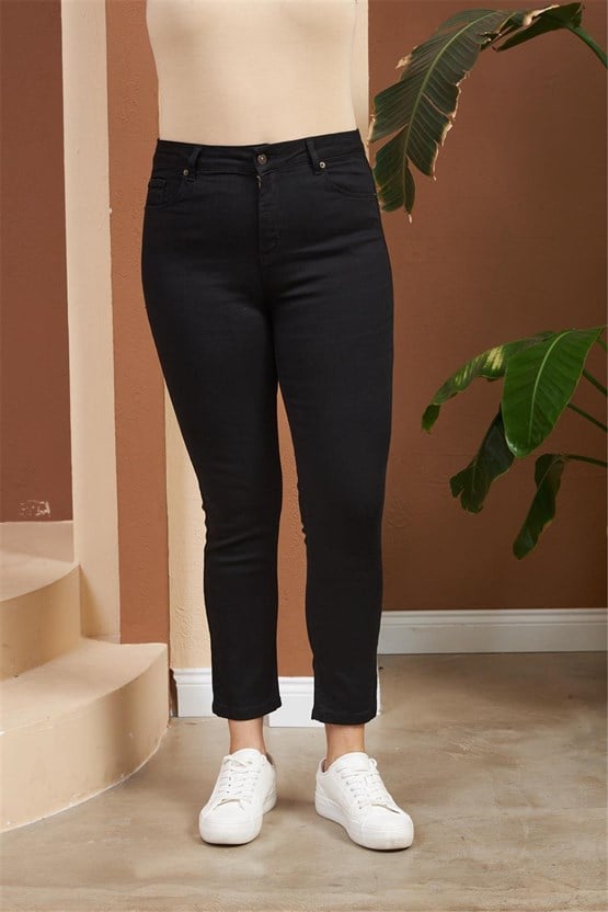 Golbası K26 1492 1 Sıyah Kadın Kot Pantolon