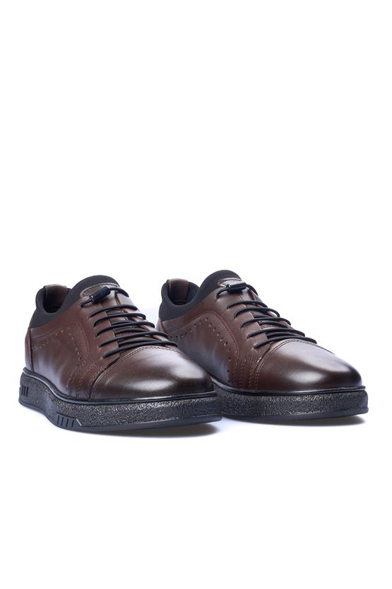 Grand Royal 030 Kahverengi Erkek Deri Casual Ayakkabı