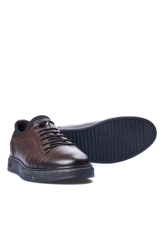 Grand Royal 030 Kahverengi Erkek Deri Casual Ayakkabı
