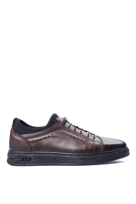Grand Royal 030 Kahverengi Erkek Deri Casual Ayakkabı