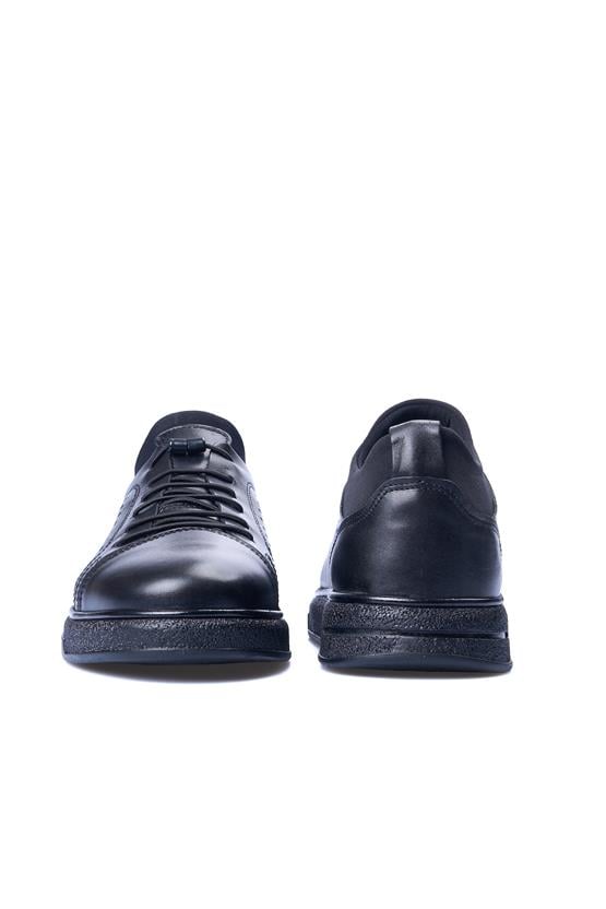 Grand Royal 030 Siyah Erkek Deri Casual Ayakkabı