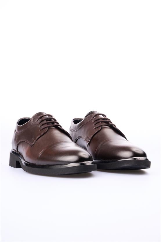 Grand Royal 1060 Kahverengi Cilt Erkek Ayakkabı