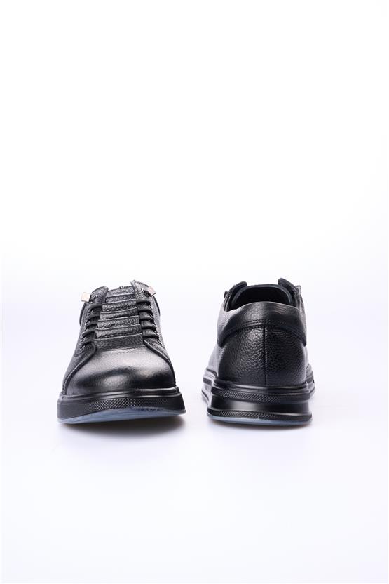 Grand Royal 155 Siyah Cilt Erkek Ayakkabı