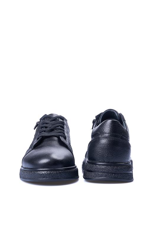 Grand Royal 185 Siyah Erkek Deri Casual Ayakkabı