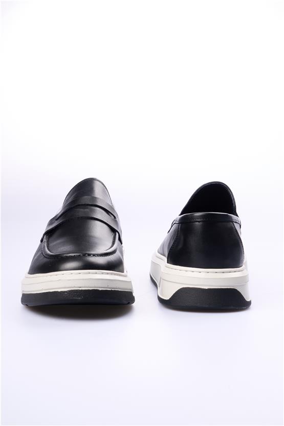 Grand Royal 330 Siyah Cilt Erkek Ayakkabı