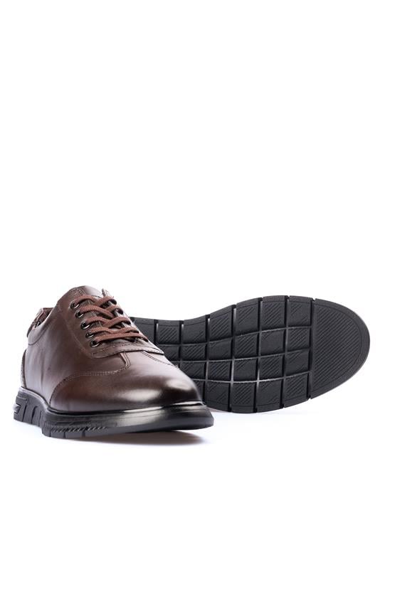 Grand Royal 350 Kahverengi Erkek Deri Casual Ayakkabı