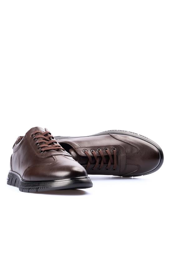 Grand Royal 350 Kahverengi Erkek Deri Casual Ayakkabı