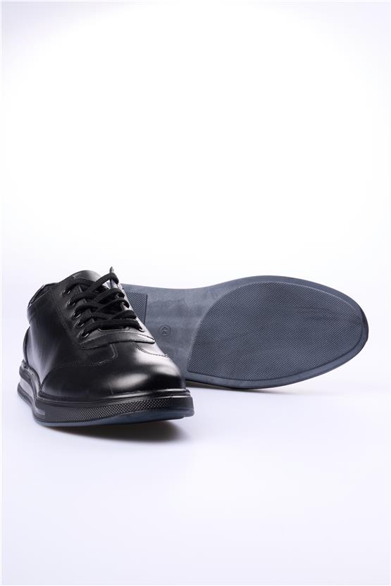 Grand Royal 350 Siyah Cilt Erkek Ayakkabı