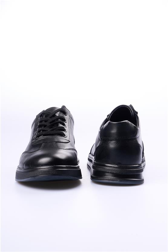 Grand Royal 350 Siyah Cilt Erkek Ayakkabı