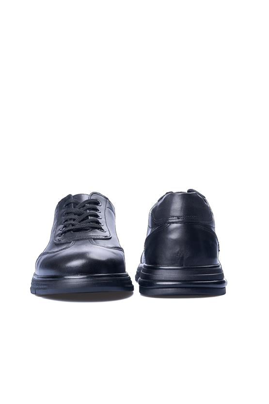 Grand Royal 350 Siyah Erkek Deri Casual Ayakkabı