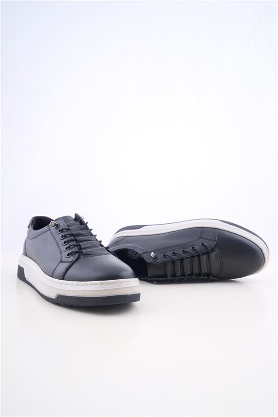 Grand Royal 380 Siyah Cilt Erkek Ayakkabı