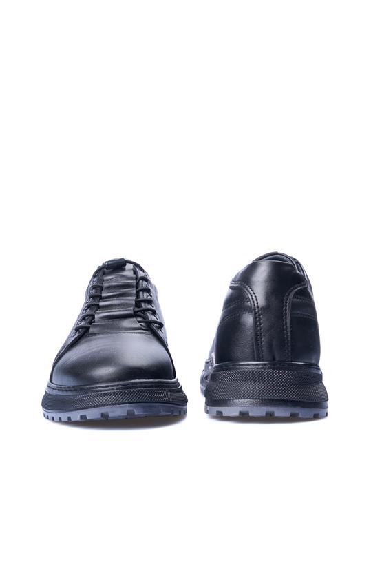 Grand Royal 380 Siyah Erkek Deri Casual Ayakkabı