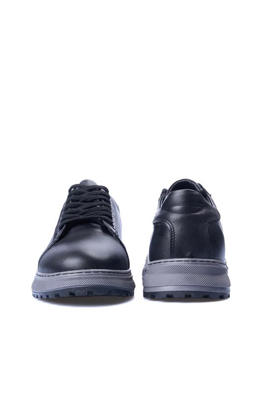 Grand Royal 560 Siyah Erkek Deri Casual Ayakkabı