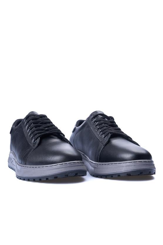 Grand Royal 560 Siyah Erkek Deri Casual Ayakkabı