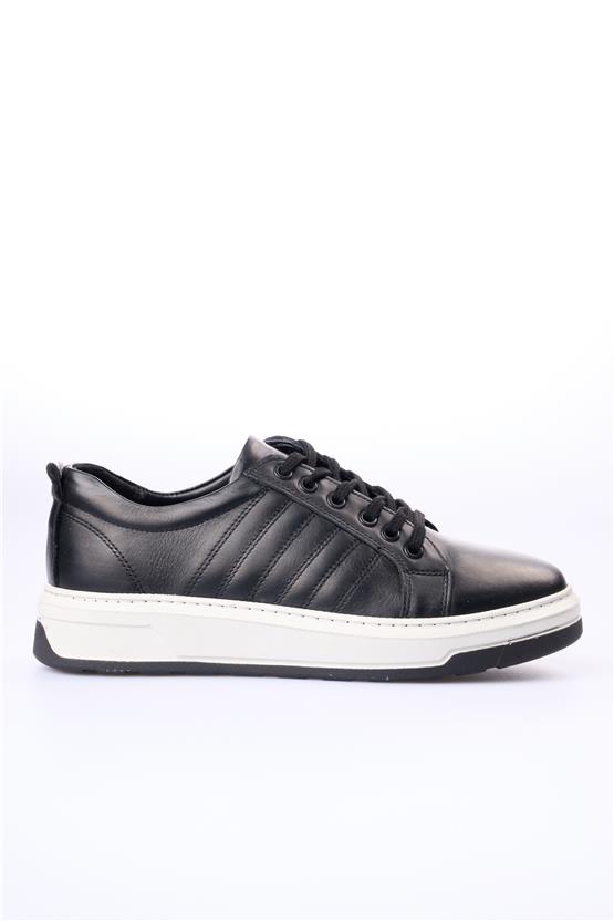 Grand Royal 590 Siyah Cilt Erkek Ayakkabı