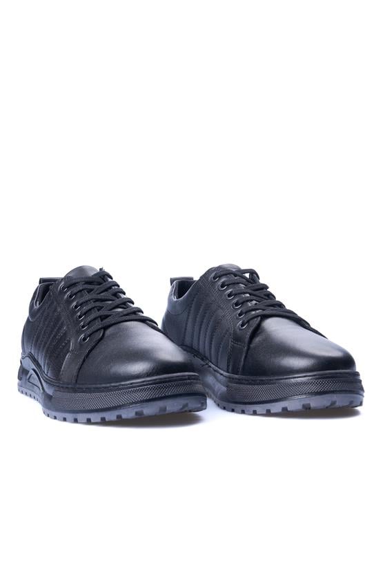 Grand Royal 590 Siyah Erkek Deri Casual Ayakkabı