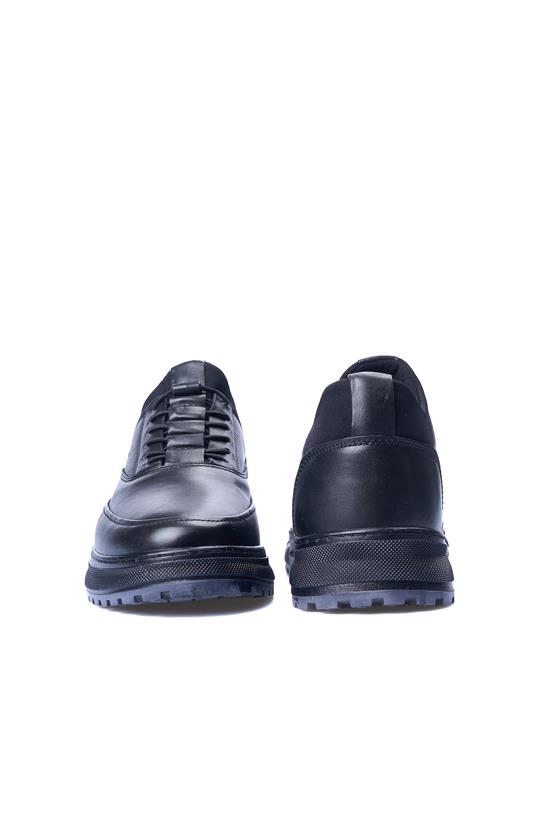 Grand Royal 720 Siyah Erkek Deri Casual Ayakkabı