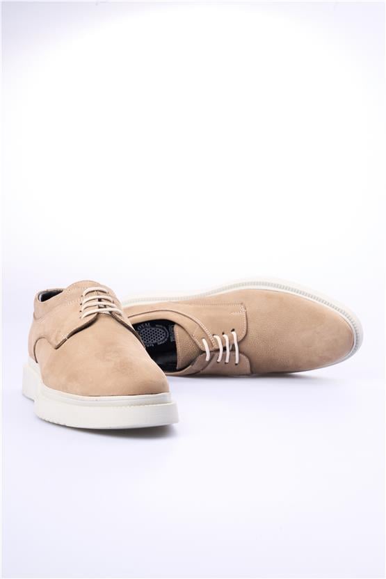 Grand Royal 750 Bej Nubuk Erkek Ayakkabı