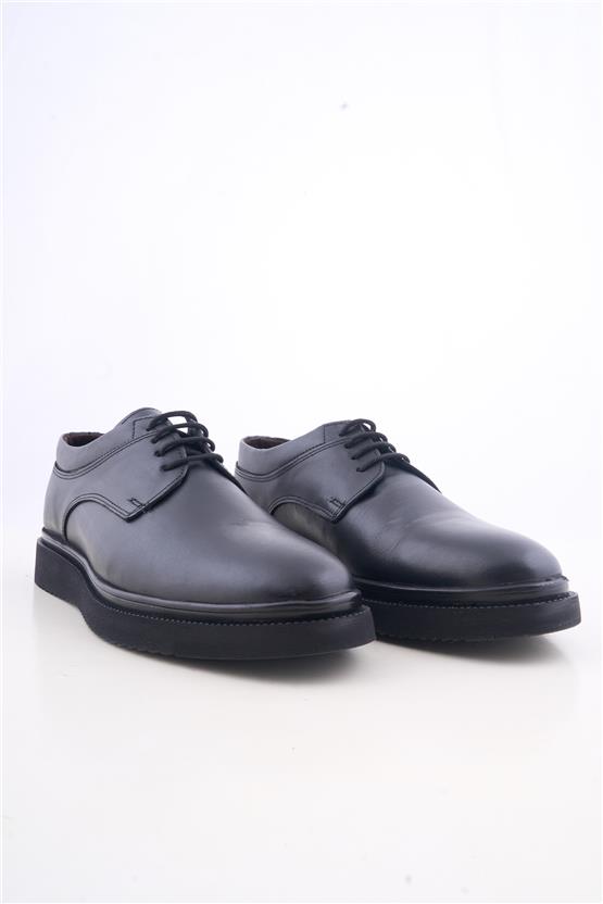 Grand Royal 750 Siyah Cilt Erkek Ayakkabı