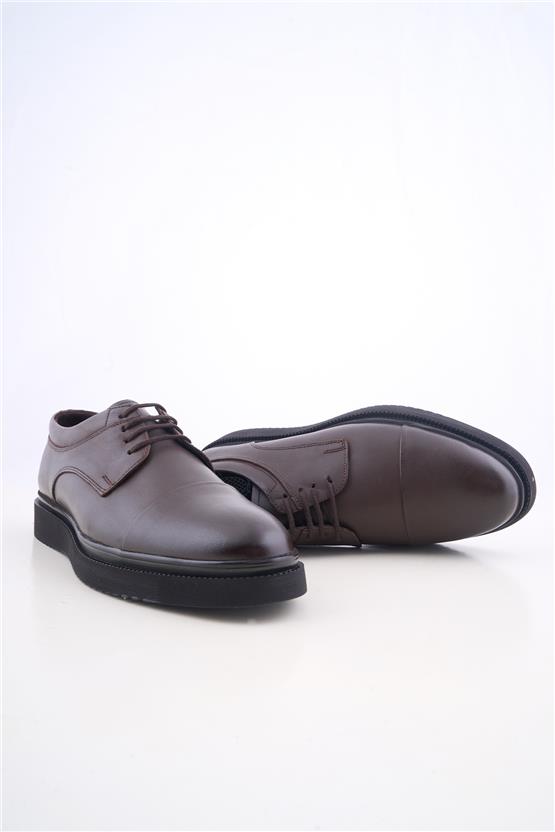 Grand Royal 760 Kahverengi Cilt Erkek Ayakkabı