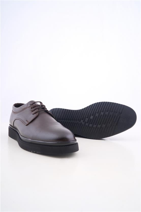 Grand Royal 760 Kahverengi Cilt Erkek Ayakkabı