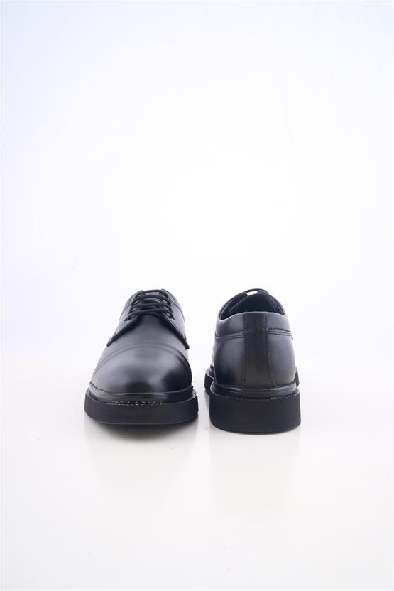 Grand Royal 760 Siyah Cilt Erkek Ayakkabı