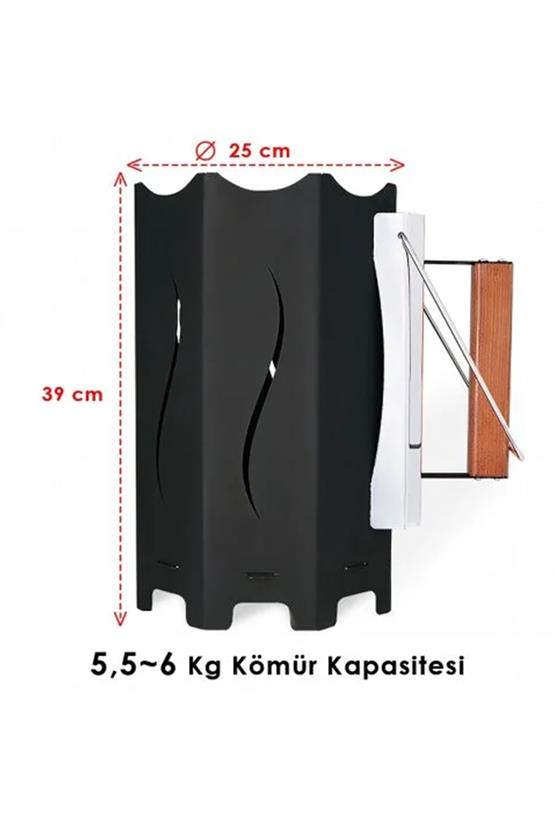 Grillmate Büyük Boy Tutuşturma Bacası (39 cm Yükseklik, 25 cm Çap)