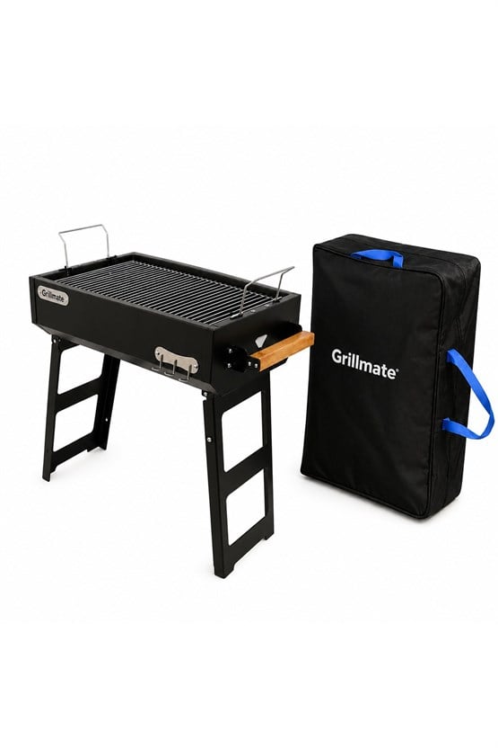 Grillmate GM-60 Döküm Izgaralı Katlanır Ayaklı Mangal + Çanta Hediyeli
