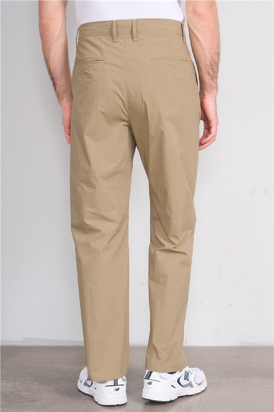 Gülener Y26 207 Bej Erkek Micro Pileli Pantolon S-Xl