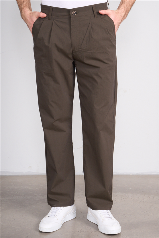 Gülener Y26 207 Haki Erkek Micro Pileli Pantolon S-Xl