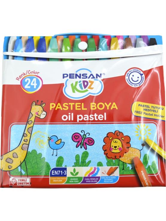 H.OGLU PENSAN KIDZ PASTEL BOYA 24 LU