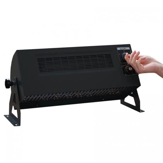 Heatbox HB3602000F Heatbox 360 2000W Monofaze Elektrikli Fanlı Isıtıcı Füme