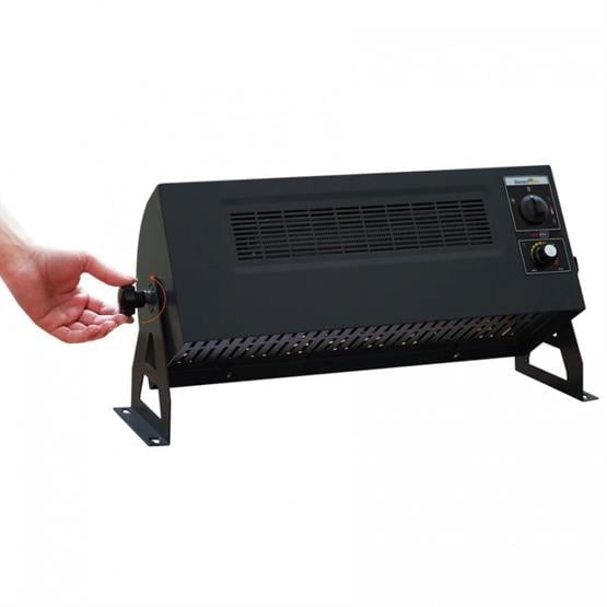 Heatbox HB3603000F Heatbox 360 3000W Monofaze Elektrikli Fanlı Isıtıcı Füme