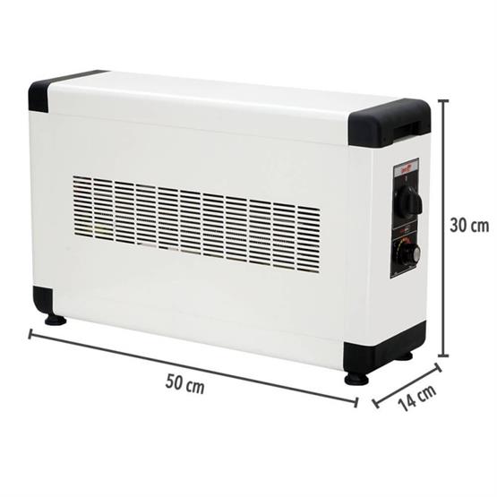 Heatbox HBB3000K Heatbox Board 3000 watt Monofaze Elektrikli Fanlı Isıtıcı Krem