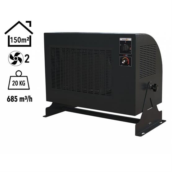 Heatbox HBPRO12000F Heatbox Pro 12000W Trifaze Elektrikli Fanlı Isıtıcı Füme