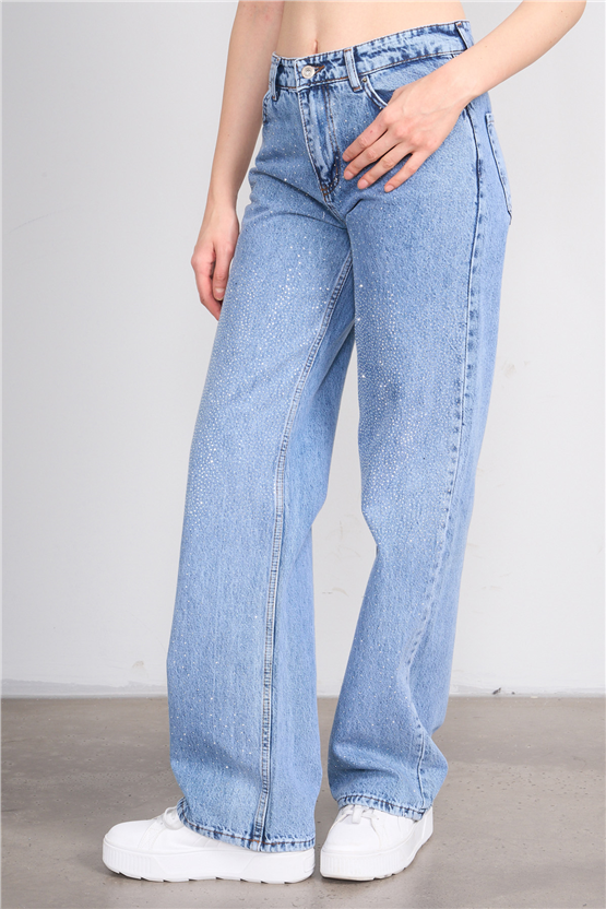 Helly 6381 Mavi Kadın Kot Pantolon 26-31