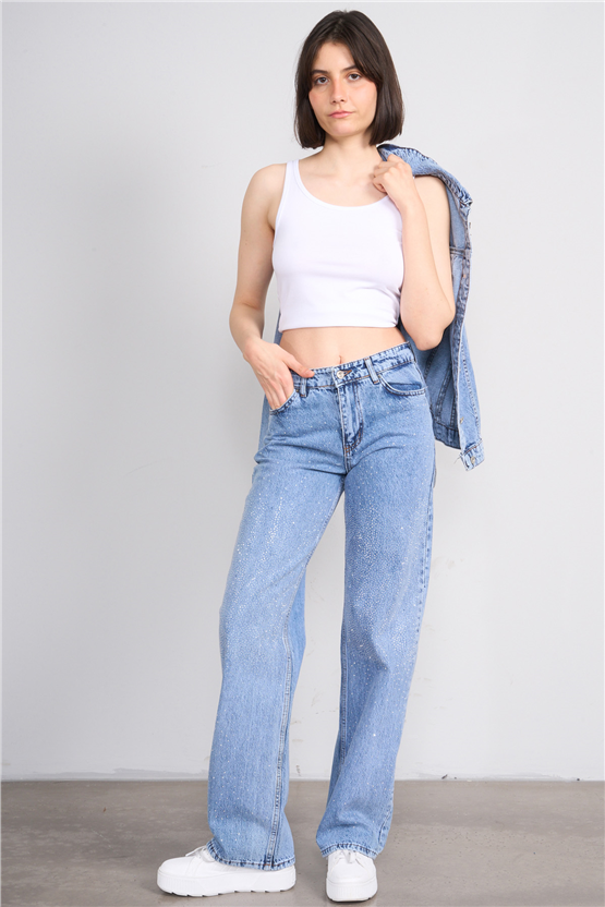 Helly 6381 Mavi Kadın Kot Pantolon 26-31