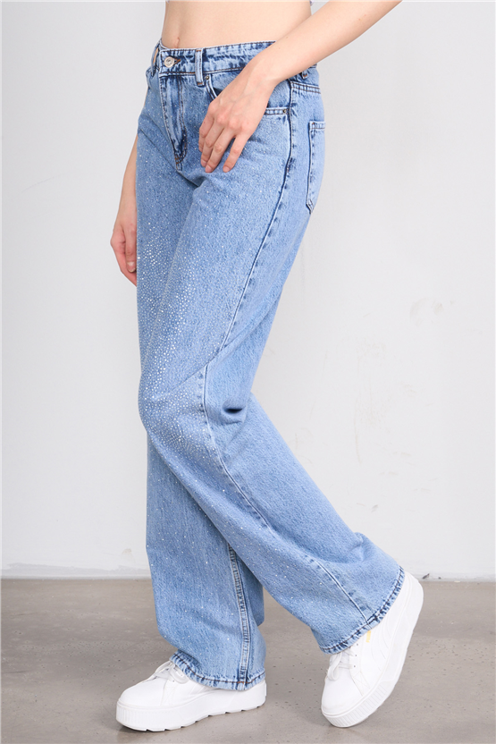 Helly 6381 Mavi Kadın Kot Pantolon 26-31