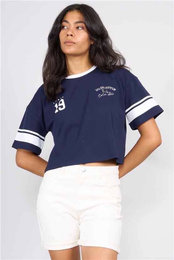 Helly Y25 Mb-5530 Lacivert Kadın Bluz