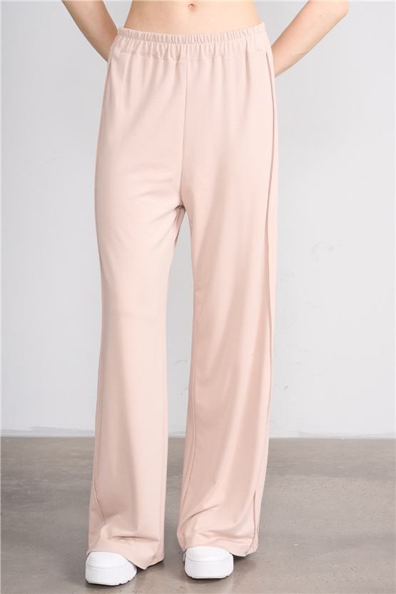 Hisset Y26 Tk2541 Bej Kadın Melisa Pantolonlu İkili Takım 38-44