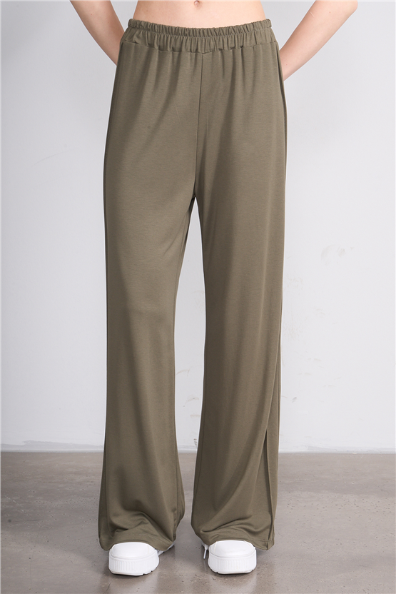 Hisset Y26 Tk2541 Haki Kadın Melisa Pantolonlu İkili Takım 38-44