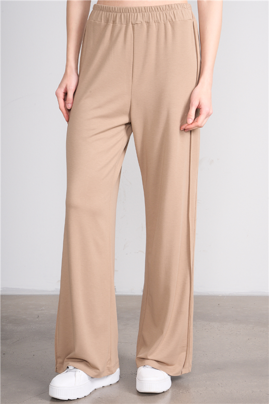 Hisset Y26 Tk2541 Vizon Kadın Melisa Pantolonlu İkili Takım 38-44