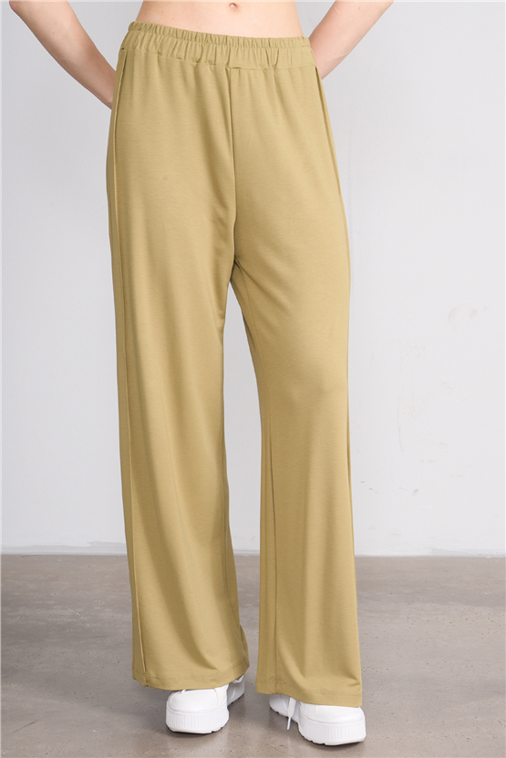 Hisset Y26 Tk2541 Yag Yeşilı Kadın Melisa Pantolonlu İkili Takım 38-44