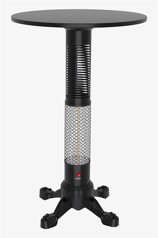 Hottable Bar / Bistro Isıtıcılı Masa Ayağı Tekno Pub 2000 Watt 7000 Saat Lamba Ömrü